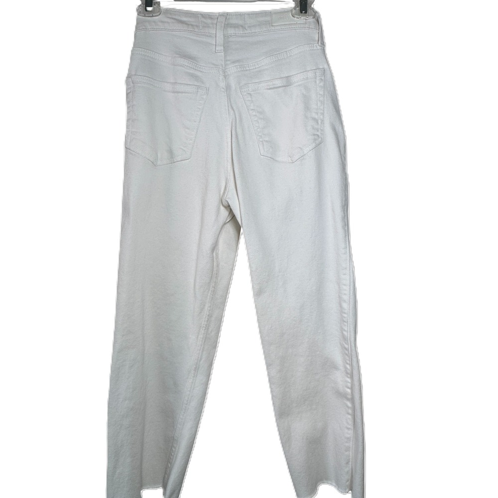 Hollister‎ Ultra High Rise Vintage Straight Jeans 1S W25 L25 White Denim Ankle - Picture 12 of 12